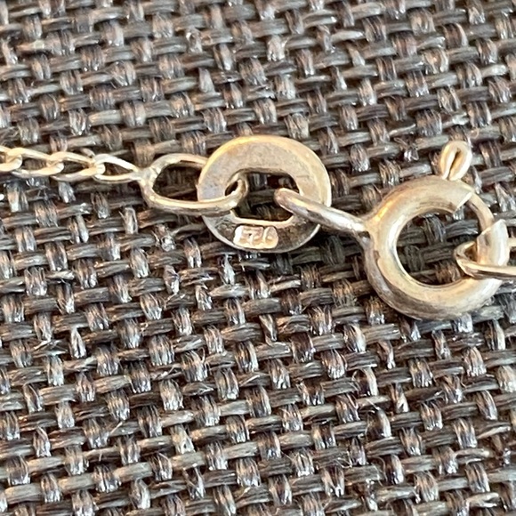 Sterling Silver CZ Necklace - Picture 3 of 5